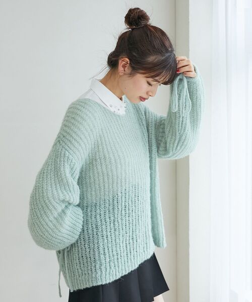 MAJESTIC LEGON（マジェスティックレゴン） ニット セーター リボン