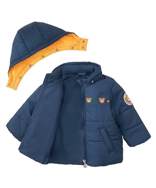 ミキハウス　プッチーくん　福袋限定　アウター　中綿ジャンパー MIKI HOUSE（ミキハウス） ブルゾン アウター プッチー中綿ジャンパー