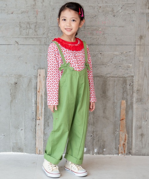 knuth marf】2way suspenders cargo pants サロペット