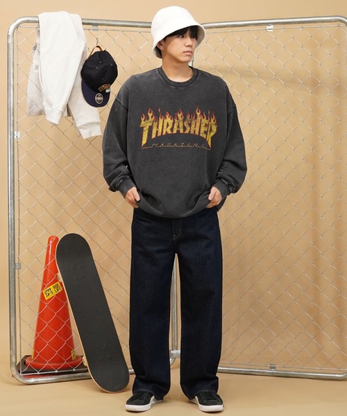 THRASHER トレーナー スウェット 「ムラサキスポーツ別注」THRASHER 