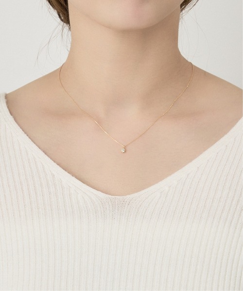 Jewel closet by L&Co. ネックレス K18/プラチナ アジャスター