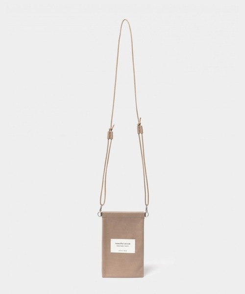 beautiful people ポーチ ビューティフルピープル color leather