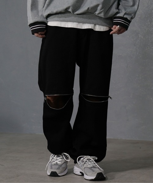 MinoriTY（マイノリティ） ジーンズ 「MinoriTY」デニムヒザZIPワイド