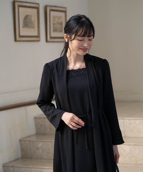 値下げ　EDIFICE×CANONICO スーツセットアップ 黒 L 礼服　喪服 EDIFICE（エディフィス） セレモニースーツ セットアップ 「CANONICO