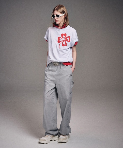 tシャツ TSHIRT CLOVERMARDI レディース メンズ Mardi Mercredi tシャツ TSHIRT CLOVERMARDI レディース メンズ