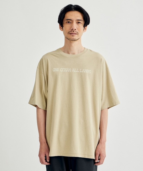 nanamica OOAL Photo Print Tee Beige （ナナミカ OOAL フォト