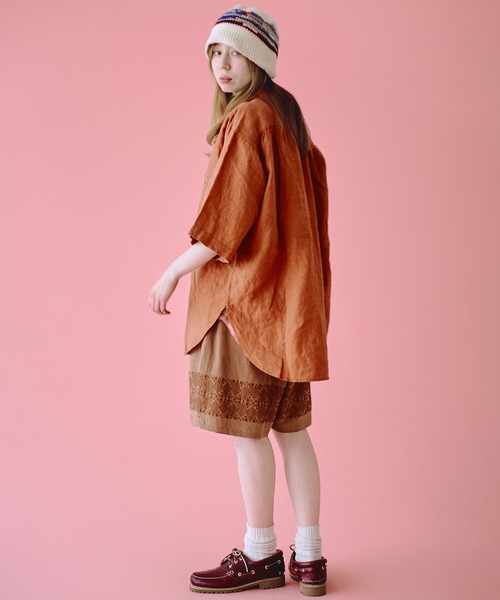 シャツ Universal Style Wear パッカーリング ハーフジップ
