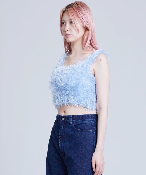 ベスト ジレ LittleSunnyBite/リトルサニーバイト/knit tank vest レディース メンズ Little sunny bite ベスト ジレ LittleSunnyBite/リトルサニー