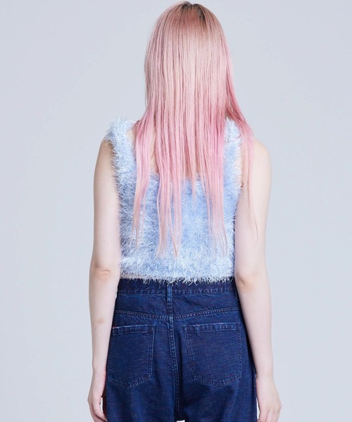 ベスト ジレ LittleSunnyBite/リトルサニーバイト/knit tank vest レディース メンズ Little sunny bite ベスト ジレ LittleSunnyBite/リトルサニー