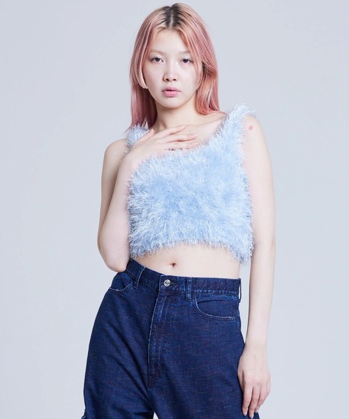 ベスト ジレ LittleSunnyBite/リトルサニーバイト/knit tank vest レディース メンズ Little sunny bite ベスト ジレ LittleSunnyBite/リトルサニー