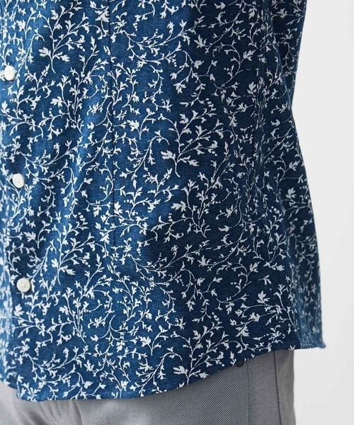 MICHEL KLEIN HOMME（ミッシェルクラン オム） シャツ ボタニカル柄七