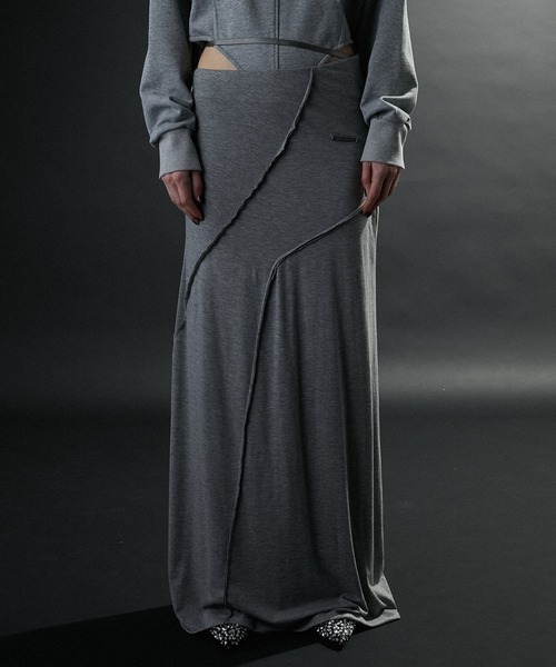スカート PRANK PROJECT Sweatshirt Maxi Skirt Outseam Sweatshirt Maxi Skirt
