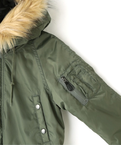 【限定生産】アヴィレックス　N-3B　ファイヤーマン　モッズコート　カーキ 　M 限定生産】アヴィレックス N-3B ファイヤーマン モッズコート カーキ M