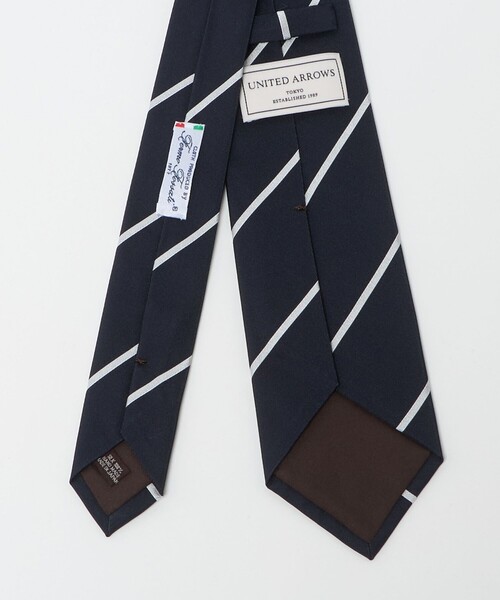 【新品】最終値下げ UNITED ARROWS ネクタイ ネイビー ストライプ UNITED ARROWS ネクタイ ネイビー マルチ ストライプ : ZOZOTOWN