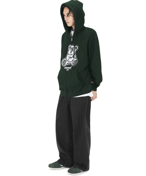 OY（オーワイ） パーカー SPRAYED ODOLLY HOODIE ZIP UP/スプレー