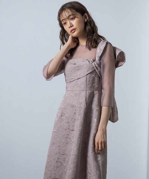 ドレス 「kaene」formformaWEB限定 アシンメトリー チュールドレス/結婚式/パーティー/クルージング | form forma | 19