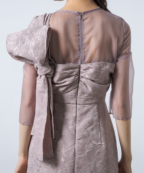 ドレス 「kaene」formformaWEB限定 アシンメトリー チュールドレス/結婚式/パーティー/クルージング | form forma | 21