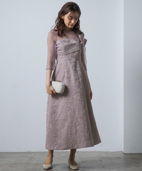 ドレス 「kaene」formformaWEB限定 アシンメトリー チュールドレス/結婚式/パーティー/クルージング | form forma | 16