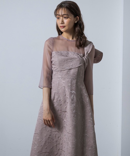 ドレス 「kaene」formformaWEB限定 アシンメトリー チュールドレス/結婚式/パーティー/クルージング | form forma | 17