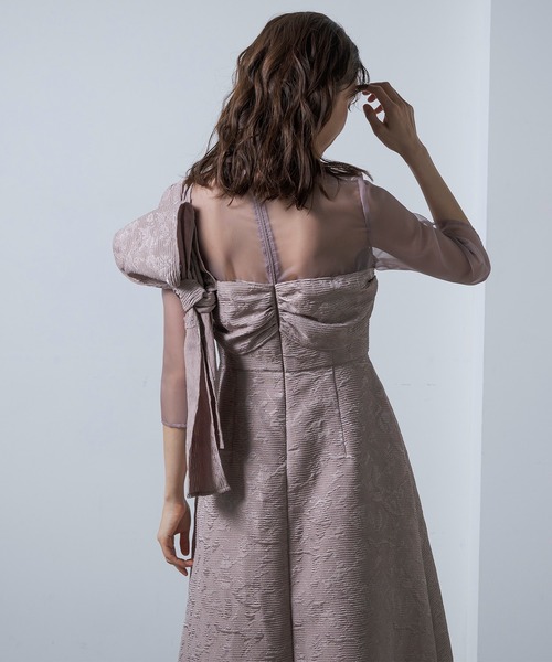 ドレス 「kaene」formformaWEB限定 アシンメトリー チュールドレス/結婚式/パーティー/クルージング | form forma | 18
