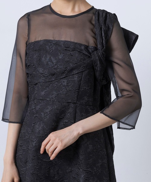 ドレス 「kaene」formformaWEB限定 アシンメトリー チュールドレス/結婚式/パーティー/クルージング | form forma | 09