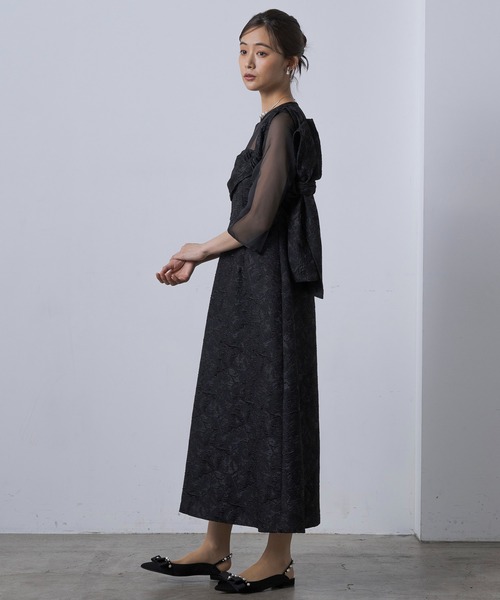 ドレス 「kaene」formformaWEB限定 アシンメトリー チュールドレス/結婚式/パーティー/クルージング | form forma | 04