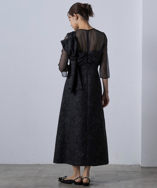 ドレス 「kaene」formformaWEB限定 アシンメトリー チュールドレス/結婚式/パーティー/クルージング | form forma | 05