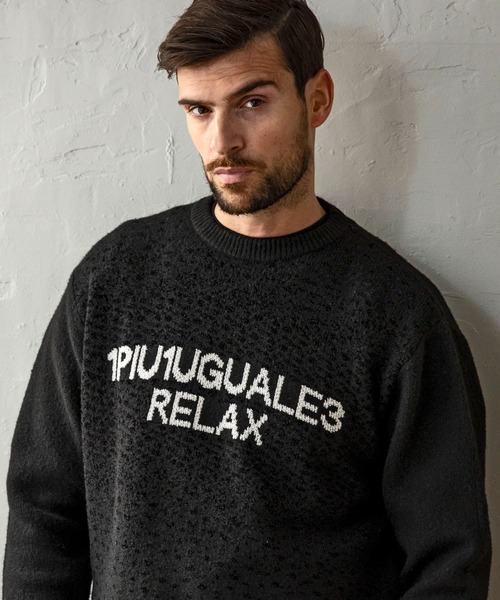 【未使用品】1PIU1UGUALE3 クルーネックニット サイズ5 1PIU1UGUALE3 RELAX セーター ニット RELAX(ウノピゥウノウ