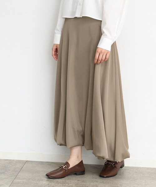 THE SHOP TK スカート サテンバルーンスカート : ZOZOTOWN Yahoo