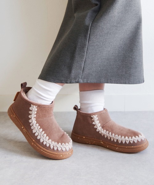 Minnetonka ブーツ MINNETONKA（ミネトンカ） / ニットステッチ