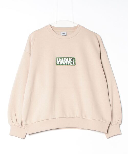 トレーナー スウェット マーベル MARVEL テックスウェットクルー レディース