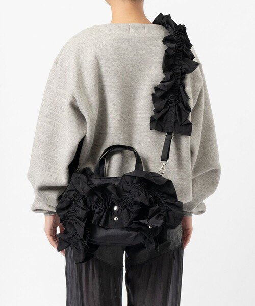 ショルダーバッグ バッグ 「HOUGA/ホウガ」my will bag/フリル  