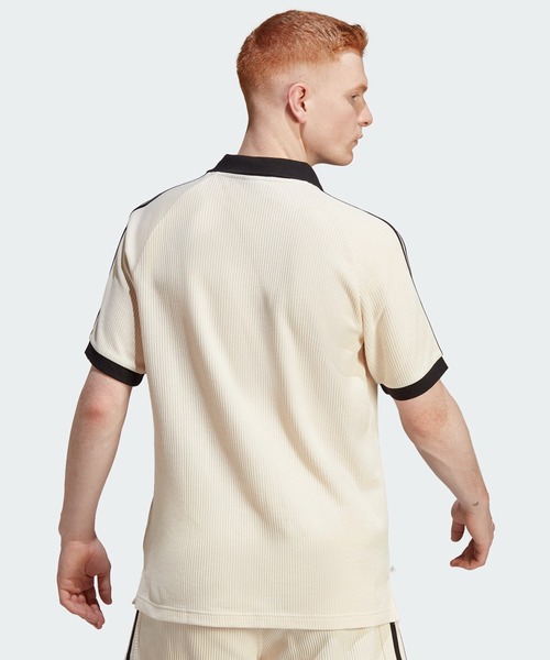 adidas 「adidas」 半袖ポロシャツ X-SMALL ブラウン メンズ