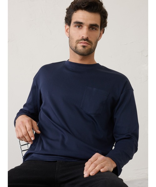 Tシャツ　banana republic ブラック セール】BANANA REPUBLIC FACTORY STORE 日本限定 ボクシー半袖Tシャツ