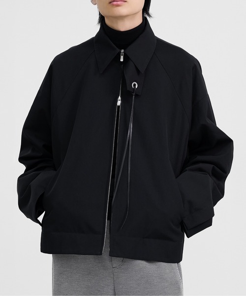 ジャケット・アウター LAPIIS HEAVY WOOL GABARDINE DOUBLE ZIP LAPIIS ブルゾン アウター HEAVY WOOL GABARDINE DOUBLE ZIP