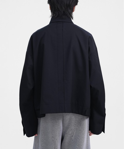 ジャケット・アウター LAPIIS HEAVY WOOL GABARDINE DOUBLE ZIP LAPIIS ブルゾン アウター HEAVY WOOL GABARDINE DOUBLE ZIP