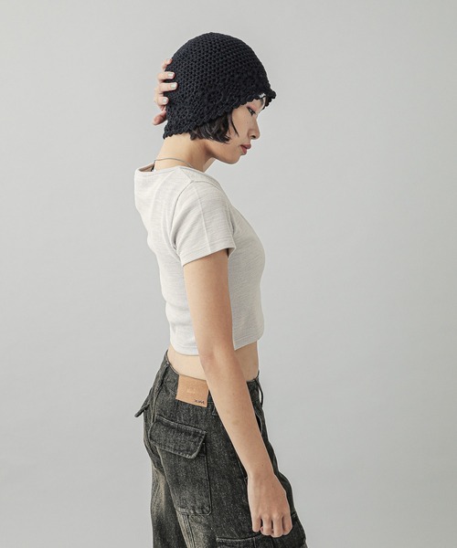 X-girl（エックスガール） tシャツ ONE POINT STAR LOGO S/S BABY TOP