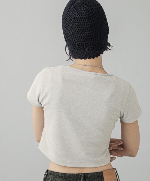 X-girl（エックスガール） tシャツ ONE POINT STAR LOGO S/S BABY TOP