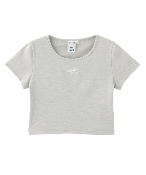 X-girl（エックスガール） tシャツ ONE POINT STAR LOGO S/S BABY TOP