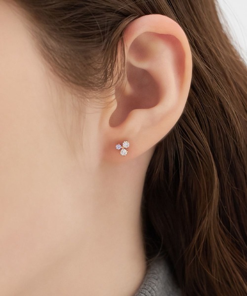 Canal 4℃ K10 ピアス CANAL 4℃（カナルヨンドシー） ピアス 「12月誕生石」K10ピンク