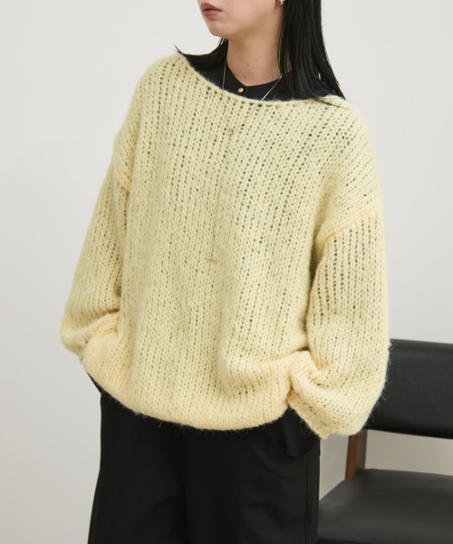 45R オーバーサイズニット シンプルオーバーサイズニット（ニット/セーター）｜select MOCA by