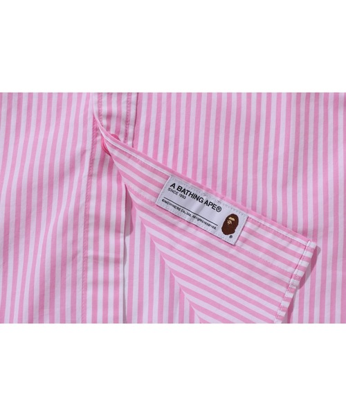 ブラウス シャツ COLLEGE STRIPE SHIRT レディースの画像