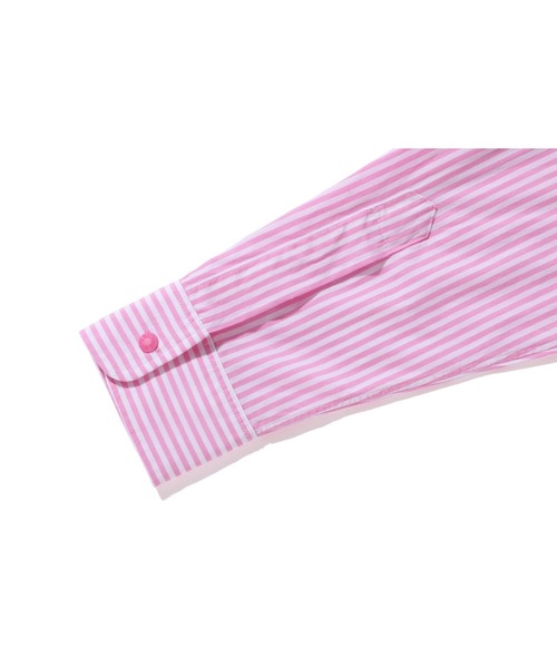 ブラウス シャツ COLLEGE STRIPE SHIRT レディースの画像