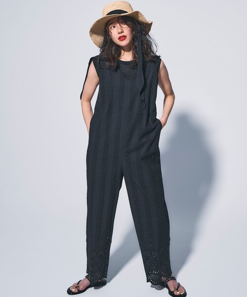 23区 帽子 ハット 「Oggi8月号掲載/UVケア」ラフィア リボン