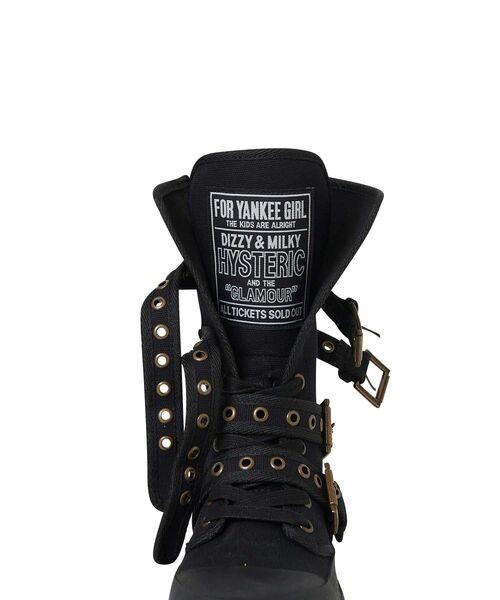 HYSTERIC GLAMOUR コンバットシューズ HYSTERIC GLAMOUR スニーカー EYELET BELT コンバットスニーカー