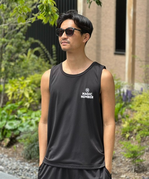 MAGIC NUMBER タンクトップ 「MAGIC NUMBER」 STOCK LOGO MESH