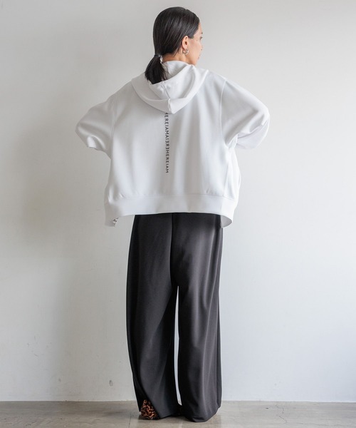 【mi】mite ponde flare parker パーカー sweat hoodie Parker | mite
