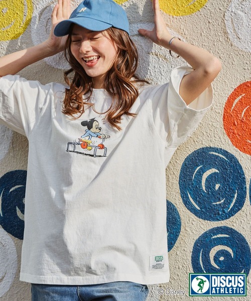 90s ディスカスアスレチック　ディズニー　古着　Tシャツ　プリント　アメコミ DISCUS ATHLETIC tシャツ 「DISCUS ATHLETIC/ディスカス
