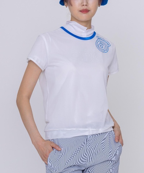 archivio（アルチビオ） tシャツ 「LADIES」シアー×フリルツインセット