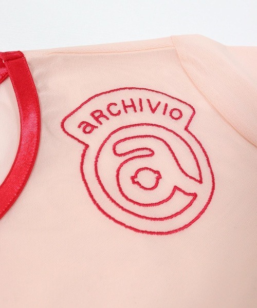 archivio（アルチビオ） tシャツ 「LADIES」シアー×フリルツインセット